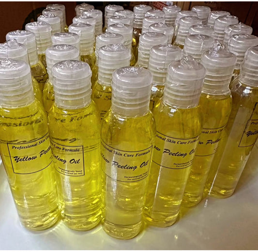 Yellow peeling oil
